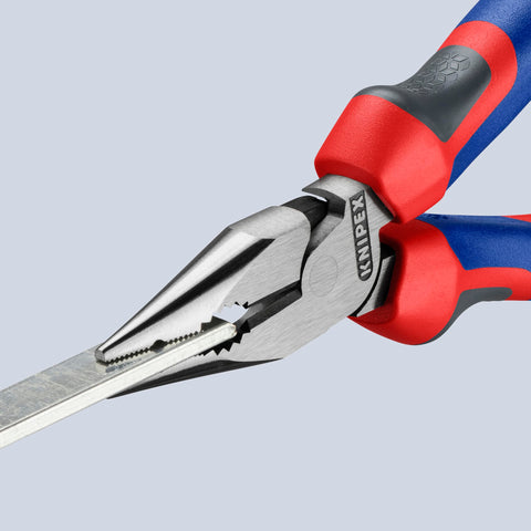KNIPEX 08 22 145 Needle Nose Combo Pliers Multi Component Grip 8.25in