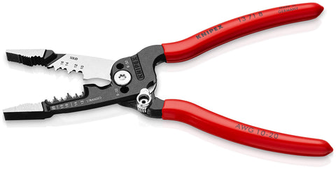 KNIPEX 13 71 8 Forged Wire Stripper 8"