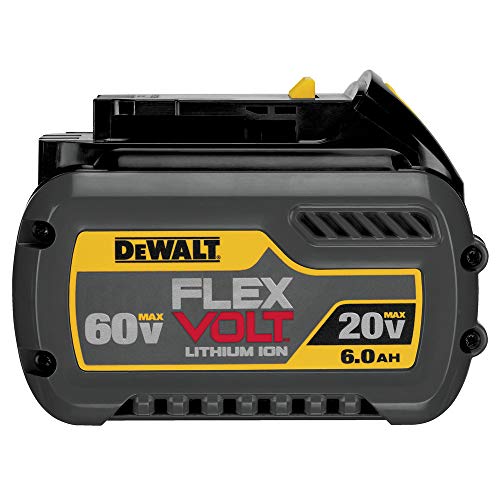 DEWALT FLEXVOLT 20V/60V MAX Lithium Ion Battery, 6.0-Ah (DCB606)
