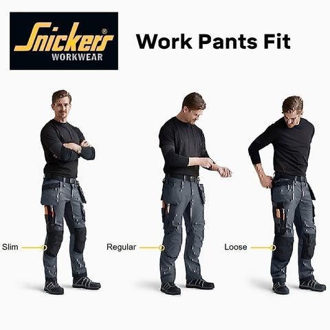 Snickers Workwear Mens Allroundwork Stretch LooseFit Work Pants 36x32 HeavyDuty