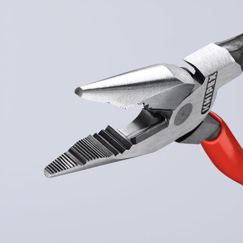 KNIPEX 08 22 145 Needle Nose Combo Pliers Multi Component Grip 8.25in