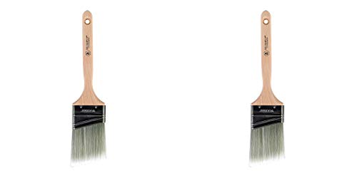Wooster Brush 5221-2 1/2 5221-2-1/2 Silver Tip Angle Sash Paintbrush, 2-1/2-Inch, 2-1/2 Inch Pack of 2