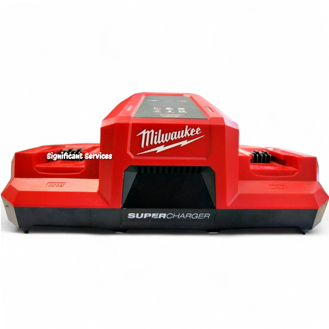 Milwaukee 48-59-1815 M18 18V Dual Bay Simultaneous Super Battery Charger, New
