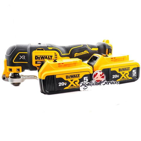 Dewalt DCS356B 20V Brushless 3 Speed Oscillating Multi-Tool 5.0 AH Batteries