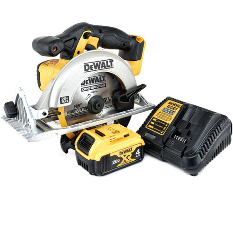 DeWALT DCS393 20V Li-Ion Cordless Battery Circular Saw 6-1/2" 20 volt W/ Blade 4.0 Ah Kit