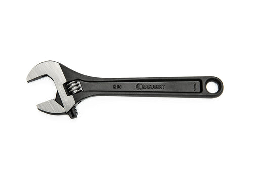 Crescent 8" Adjustable Black Oxide Wrench, Bagged - AT28BK
