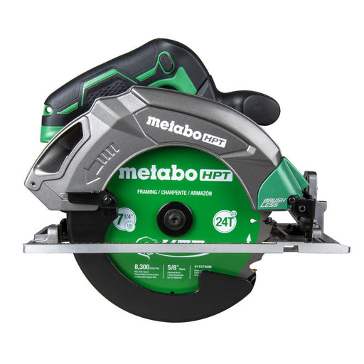 Metabo HPT 18V MultiVolt� Cordless Circular Saw | 7-1/4-Inch Blade | Tool Only - No Battery | LED Work Light | Dust Blower | On-tool Blade Wrench | Kickback Protection | C1807DAQ4