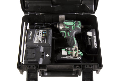 Metabo HPT WH18DBDL2 Cordless Brushless 1/4" 36V 18V 4.0 Ah Multivolt Triple Hammer Impact Driver Kit