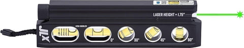 Johnson Level & Tool 5700-0800LZR 8" Magnetic Billet Torpedo Laser Level