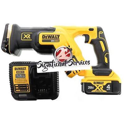DeWALT DCS367B 20V MAX XR 4.0 Ah Li-Ion Compact Brushless Reciprocating Saw Kit