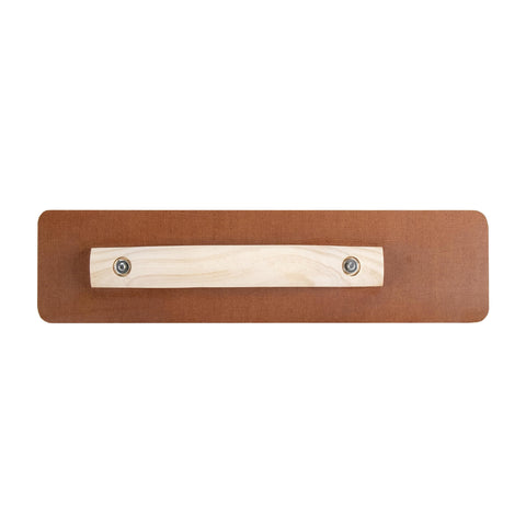 MARSHALLTOWN 4501W Resin Hand Float, 12 x 3-1/2 Inch, Wood Handle, Square End Laminated Canvas Cement Finishing Tool, Easily Works Color Hardeners into Concrete, Made in USA
