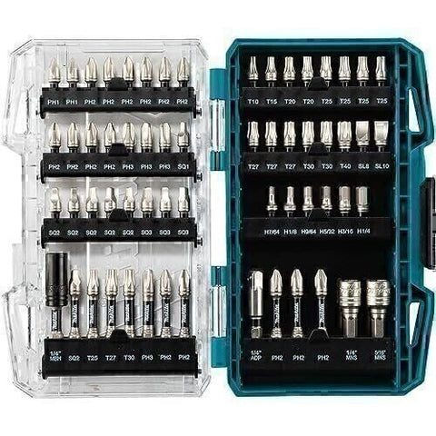 New Makita E-01644 Impact XPS 60-Piece Bit Set Torsion Zone & Magnetic Nutsetter