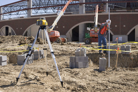 Spectra Precision LL300N-1 Laser Level, Self Leveling Kit with HL450 Receiver, Clamp, 15' Grade Rod / 10ths and Tripod , Yellow