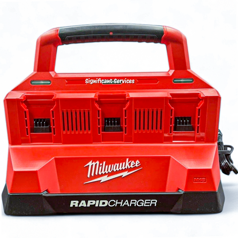 Milwaukee 48-59-1809 M18 18V Li-Ion Packout 6 Port Bay Rapid Battery Charger