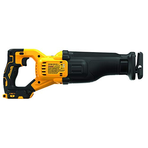 DEWALT FLEXVOLT 20V MAX* Reciprocating Saw, Cordless, Tool Only (DCS386B)
