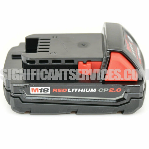 Milwaukee M18 2607-20 Cordless 1/2" Compact Hammer Drill Driver 2.0 Ah Batteries