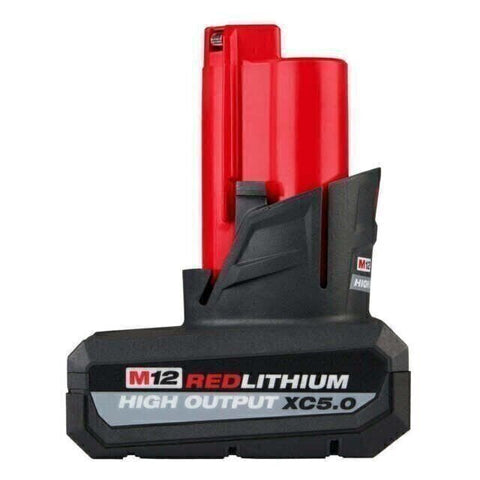 Milwaukee 48-11-2450 12V Lithium-Ion High Output 5Ah Battery Pack
