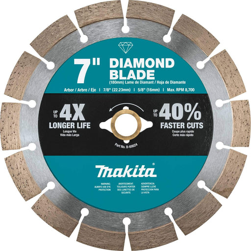 Makita B-69624 7" Diamond Blade, Segmented, General Purpose
