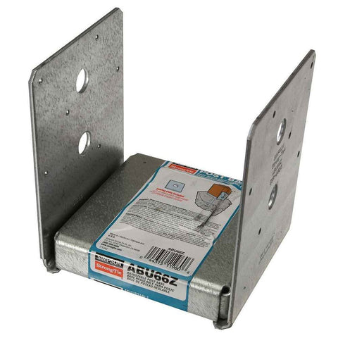 Simpson Strong-Tie ABU66Z 12-Ga ZMAX Adjustable Post Base 10 Pack Heavy Duty
