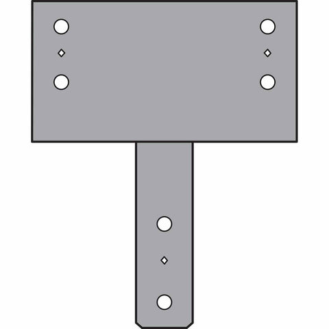 Simpson Strong-Tie CC68 Column Cap for 6x Beam to 8x Post, Galvanized Steel