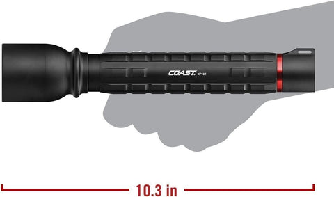 Coast XP18R 3650 Lumen USB-C Rechargeable-Dual Power LED Flashlight Pure Beam