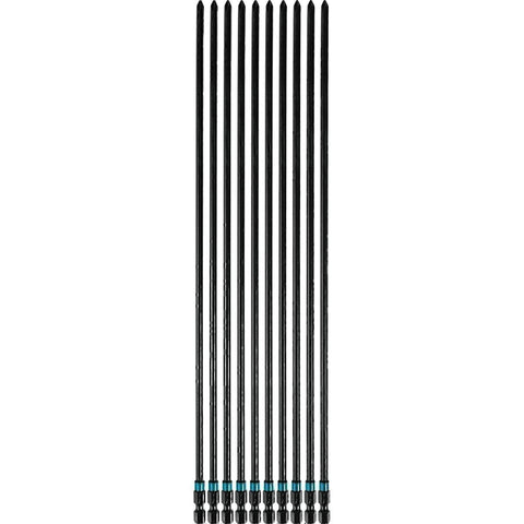 Makita A-99225 ImpactX #1 Phillips 12in Power Bit 10 Pack Shockwave Ready