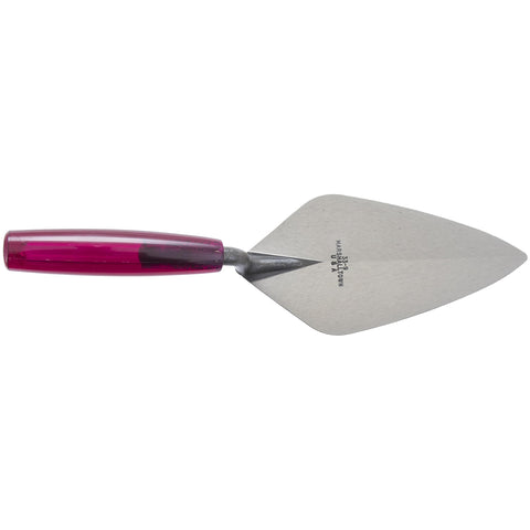 MARSHALLTOWN 33P10 London Brick Trowel, 10 x 4 5/8 Inch Masonry Tool, Wood Handle, Made in the USA
