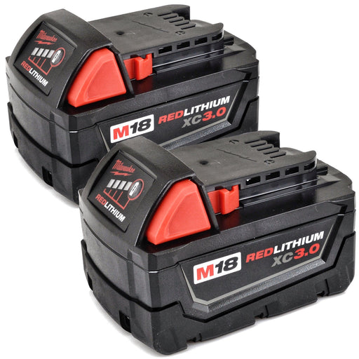 Milwaukee 48-11-1822 M18 REDLITHIUM XC 3.0 AH Batteries 2-Pack