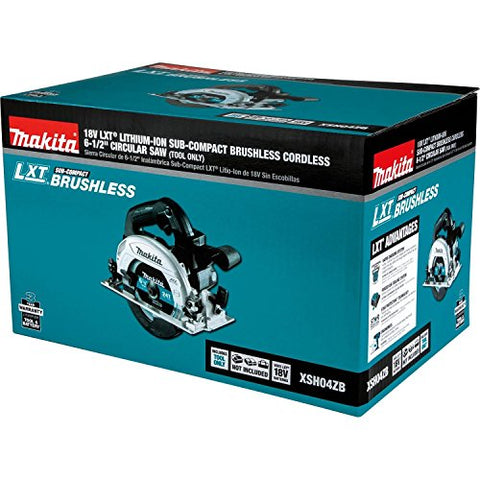 Makita XSH04ZB 18V LXT Li-Ion Sub-Compact Brushless Cordless 6-1/2" Circular Saw