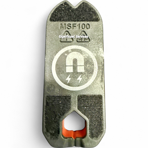 Klein Tools MSF100 Magnetic Stud Finder and Level, Compact, Wood and Metal Detector with Bubble Vial for Accurate Markings, Felt Pad Backing