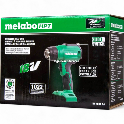 Metabo HPT RH18DAQ4M 18V MultiVolt Cordless Heat Gun Tool Only