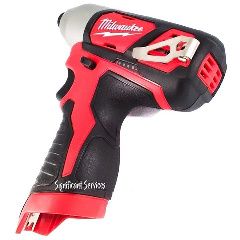 Milwaukee 2462-20 M12 12V Lithium Ion 1/4" Cordless Hex Impact Driver Tool Only