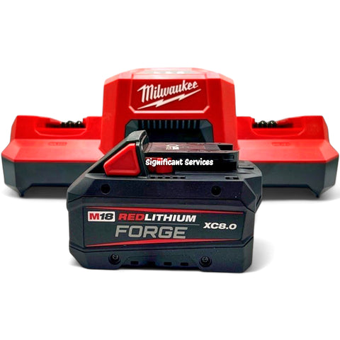 Milwaukee 48-59-1881SC M18 REDLITHIUM 8.0 Ah Forge Dual Bay Super Charger Kit