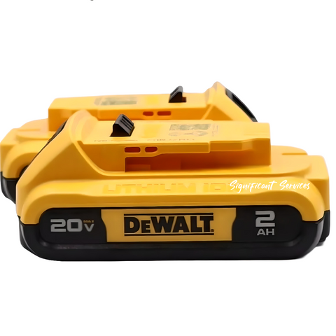2 New Dewalt DCB203 20V Max Batteries 2.0Ah Lithium Ion Li-Ion 20 Volt DCB203-2