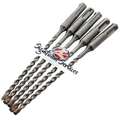 New Makita B-60573 3/16" x 6" SDS‑PLUS Hammer Drill Bit Carbide 2‑Cutter 5pk