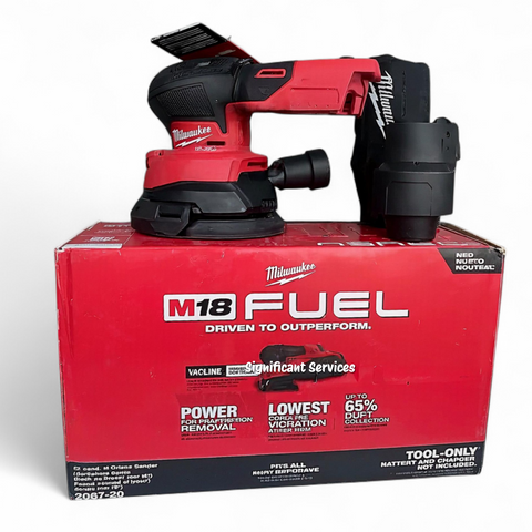 Milwaukee 2837-20 M18 18V FUEL 5" Cordless Brushless Random Orbital Sander