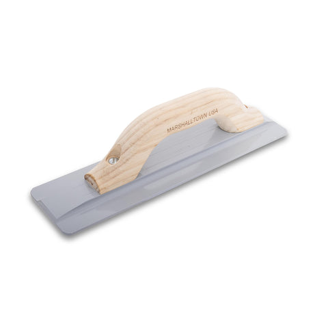 MARSHALLTOWN 142 Beveled End Magnesium Hand Floats, Wood Handle, 305mm Length, Standard Handle Style, Made In The USA