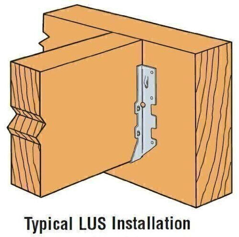 75 Pack Simpson Strong Tie LUS210Z 2x10 Light Double Shear Joist Hanger Z-Max...