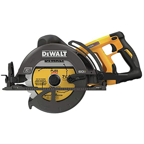 DeWALT DCS577B FLEXVOLT 60V MAX Li-Ion 7-1/4 IN. Cordless Worm Drive Style Saw