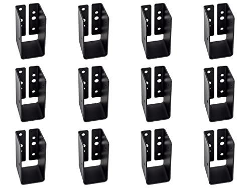 Simpson Strong Tie APLH24 Outdoor Accents� ZMAX�, Black Light Joist Hanger for 2x4, 12-Pack