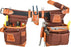 Occidental Leather 9855LH Adjust-to-Fit Fat Lip Tool Bag Set - Cafe - Left