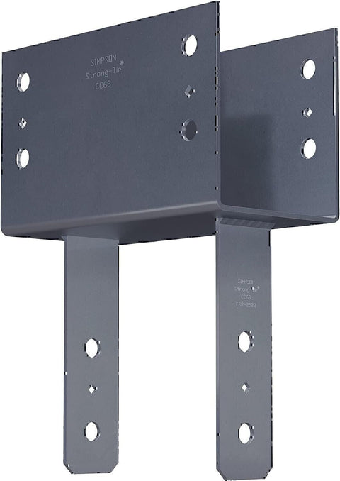 Simpson Strong-Tie CC68 Column Cap for 6x Beam to 8x Post, Galvanized Steel