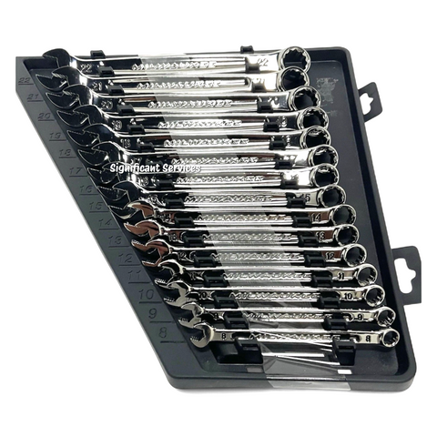 Milwaukee 48-22-9515 15-Piece Chrome Alloy Steel Combination Metric Wrench Set
