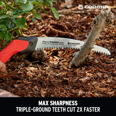 Corona RS16150B RazorTOOTH 10" Folding Pruning Saw Curved Blade