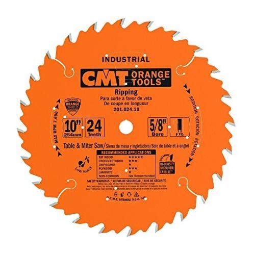 CMT 201.024.10, 201-Series Saw Blade "Ripping" (Pack of 3 pcs)