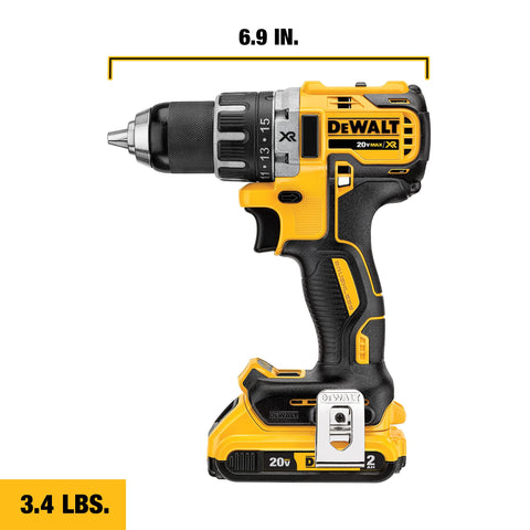 DeWALT DCD791 20V MAX XR Li-Ion 2.0 Ah Brushless Cordless 1/2" Drill Driver Kit