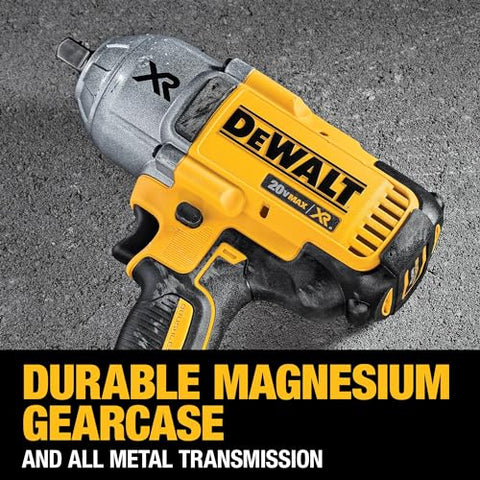 DeWALT DCF899 20V XR Brushless 1/2" Detent Impact Wrench 5.0 Ah DCB205 Batteries