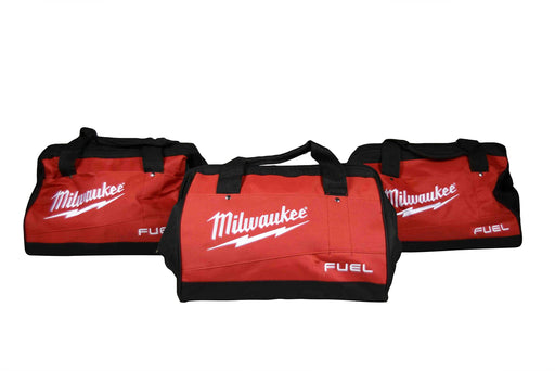 Milwaukee 13inch Heavy Duty Contractor FUEL Tool Bag 3 Pack