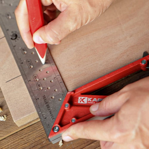 Kapro 353 Professional LedgeIt Try and Mitre Square For Leveling and 8 Inch