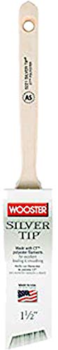 Wooster 5221 1-1/2" Silver TIP Angle SASH Brush - 6ct. Case